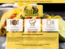 Tablet Screenshot of fiestamexicanaredwing.com